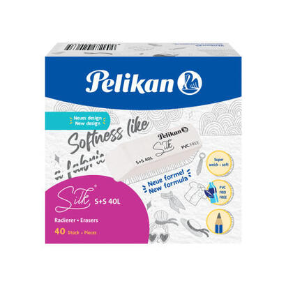 pelikan-606141-goma-plastico-blanco-40-piezas