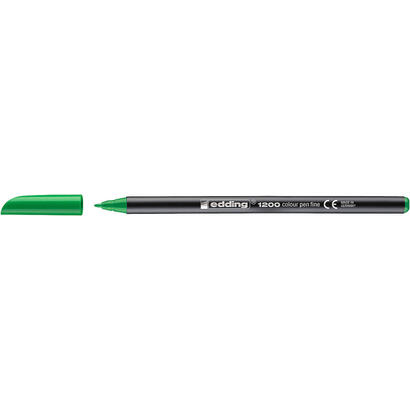 pack-de-10-unidades-edding-1200-rotulador-punta-redonda-trazo-1mm-tinta-con-base-de-agua-color-verde-neon