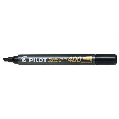pack-de-12-unidades-pilot-rotulador-permanente-400-punta-biselada-45mm-trazo-4mm-color-negro