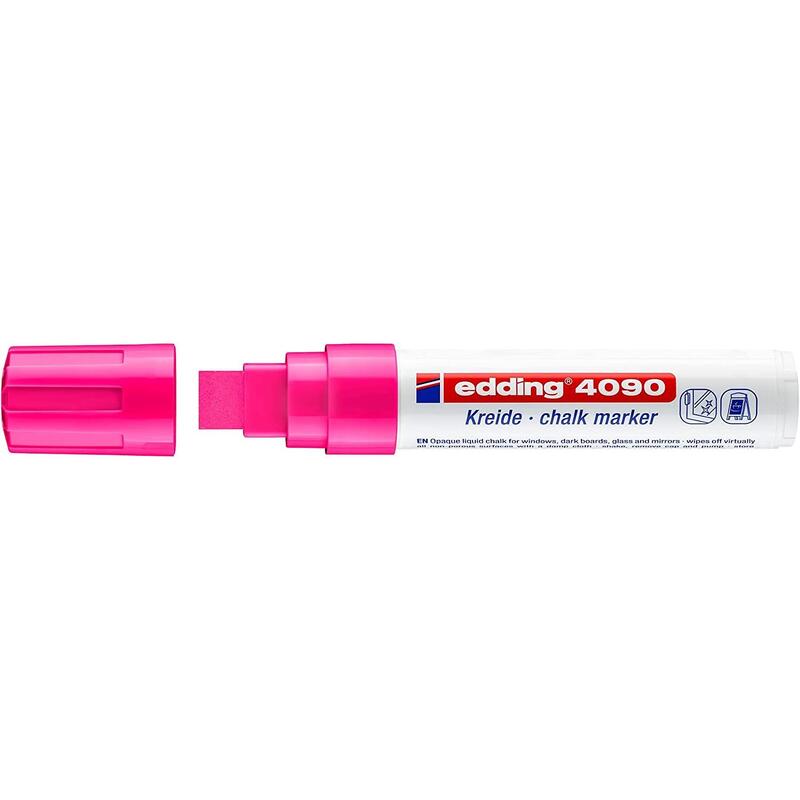 pack-de-5-unidades-edding-4090-rotulador-de-tiza-liquida-punta-biselada-trazo-entre-4-y-15mm-olor-neutro-color-rosa-neon