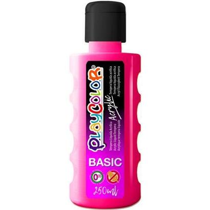 playcolor-pintura-acrylic-basic-botella-250ml-magenta