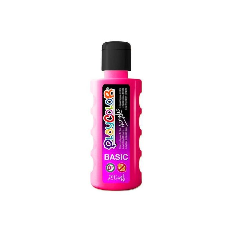 playcolor-pintura-acrylic-basic-botella-250ml-magenta