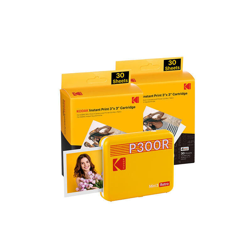 kodak-mini-3-retro-p300ry60-portable-instant-photo-printer-bundle-3x3-yellow