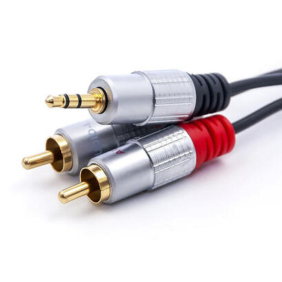 qoltec-52339-cable-2xrca-mini-jack-35mm-macho-1m-black