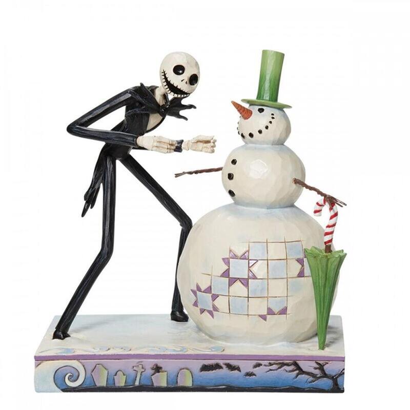 figura-enesco-disney-pesadilla-antes-de-navidad-jack-descubriendo-muneco-de-nieve