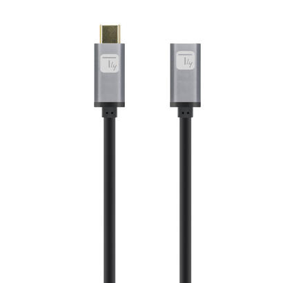 techly-usb-32-gen-2-usb-c-m-f-e-mark-cable-1m-black