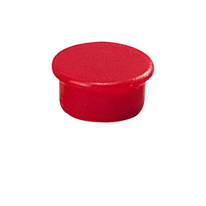 dahle-95513-pack-de-10-imanes-para-pizarra-blanca-diametro-de-13mm-color-rojo