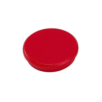 dahle-95532-pack-de-10-imanes-para-pizarra-blanca-diametro-de-32mm-color-rojo