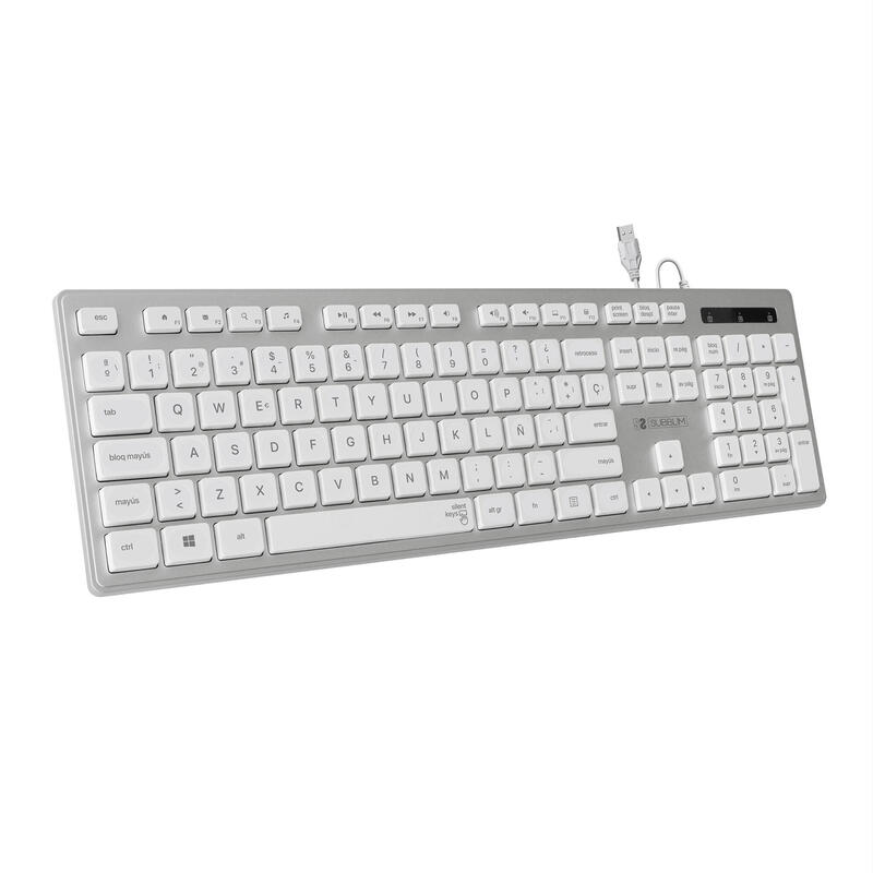 teclado-subblim-wired-ergo-keys-silent-flat-hq-plata