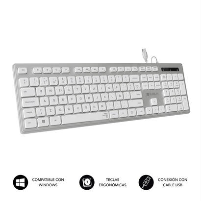 teclado-subblim-wired-ergo-keys-silent-flat-hq-plata