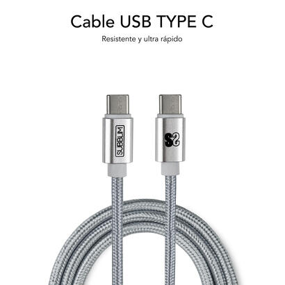 subblim-cargador-ultra-rapido-2xusb-de-pared-pd25wqc30cable-c-to-c-y-lightning-blanco