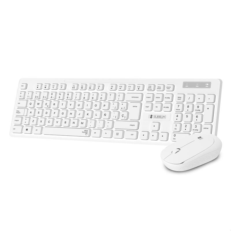 teclado-raton-business-slim-silencioso-wireless-blanco-subblim-espanol