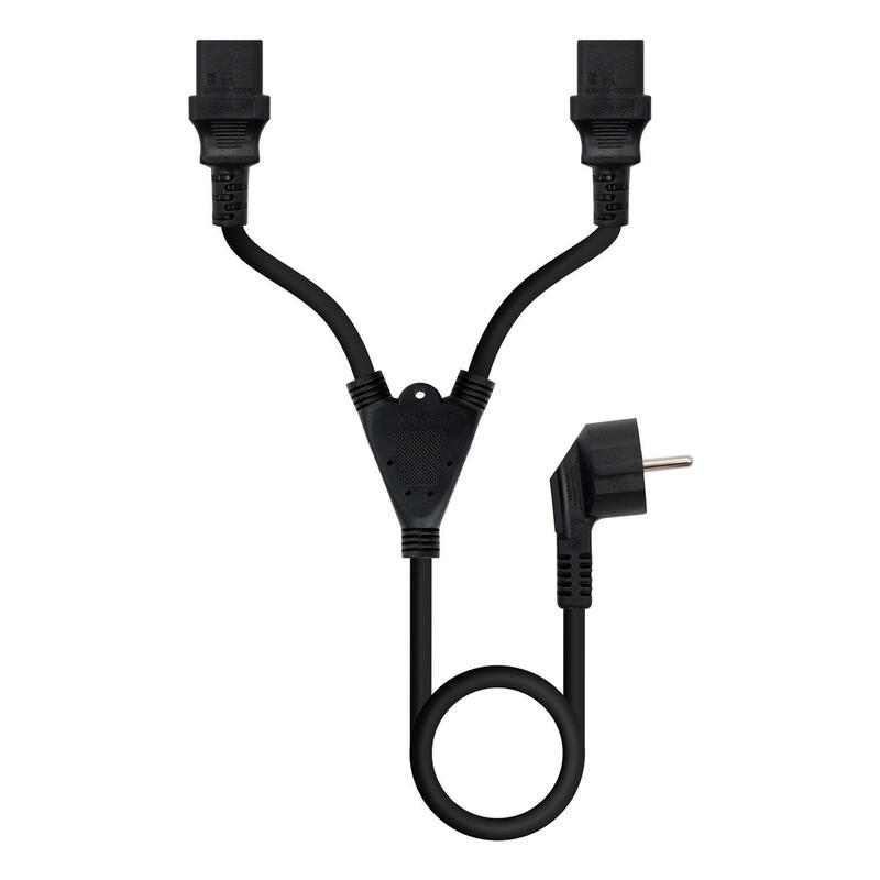 nanocable-cable-de-alimentacion-cee7-macho-a-2x-c-13-hembra-180m-negro