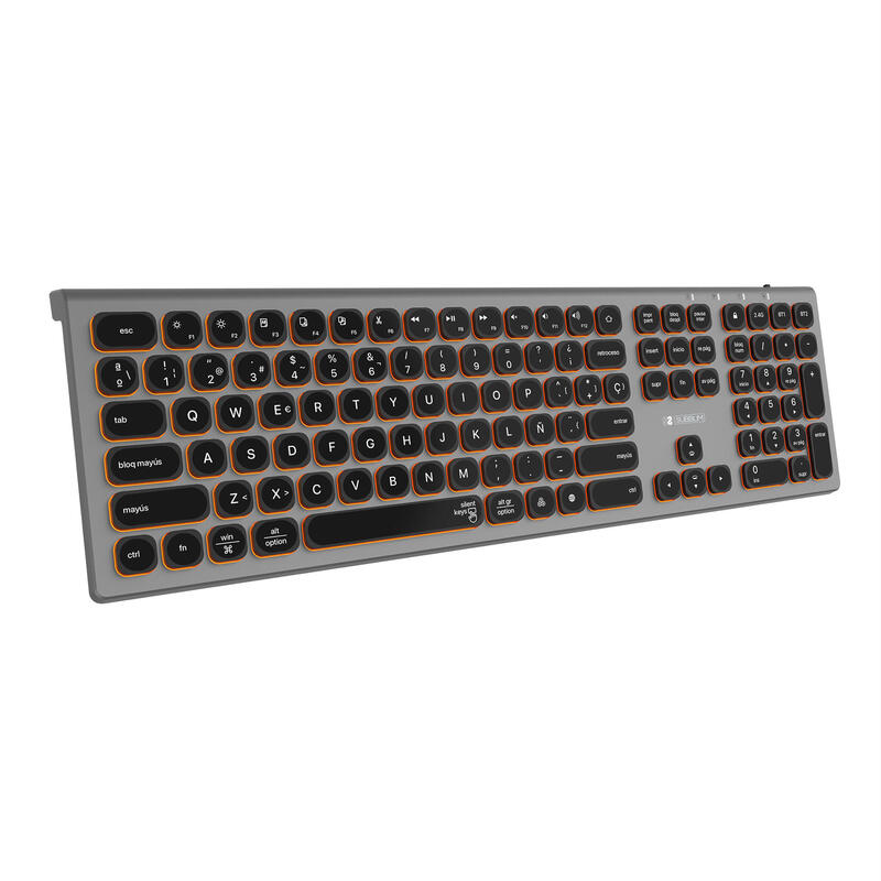 teclado-espanol-inalambrico-subblim-master-gris-y-negro