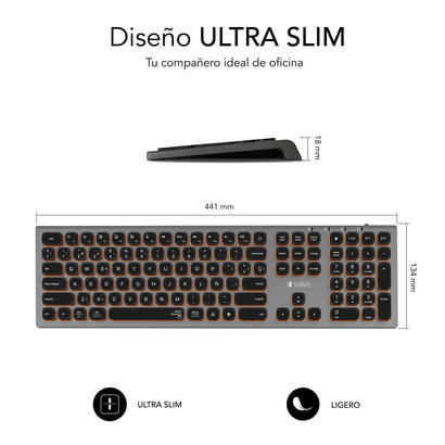 teclado-espanol-inalambrico-subblim-master-gris-y-negro