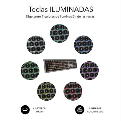 teclado-espanol-inalambrico-subblim-master-gris-y-negro