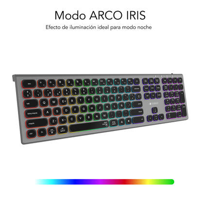 teclado-espanol-inalambrico-subblim-master-gris-y-negro