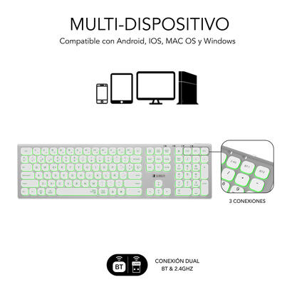 teclado-espanol-inalambrico-subblim-master-plata-y-blanco