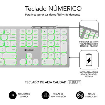 teclado-espanol-inalambrico-subblim-master-plata-y-blanco