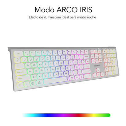 teclado-espanol-inalambrico-subblim-master-plata-y-blanco