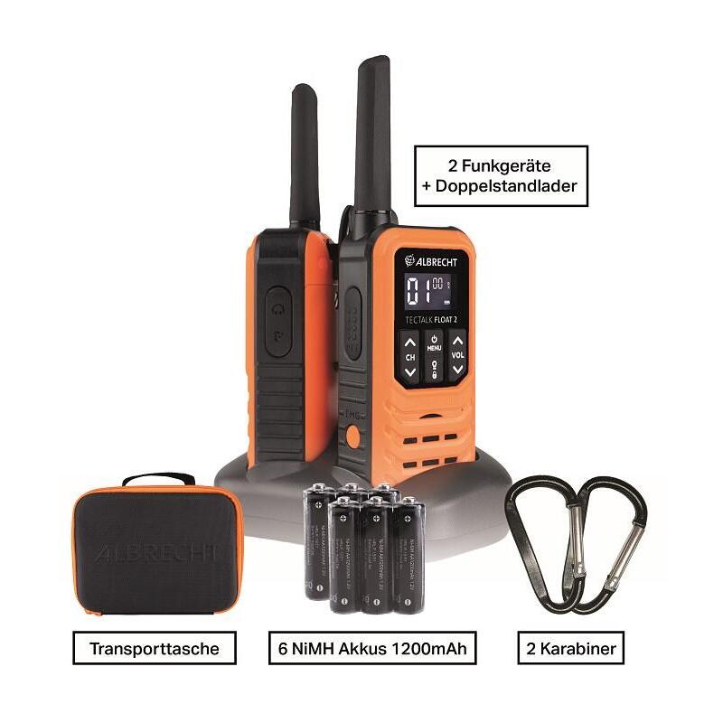 albrecht-2er-kofferset-tectalk-float-2wasserges-pmrladegeratekarabinerhaken