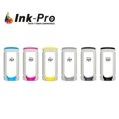 tinta-inkpro-hp-n727xl-negro-mate-b3p22a-130ml-premium