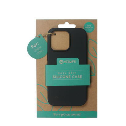 estuff-black-silk-touch-silicone-case-for-iphone-13-pro-funda-para-smartphone-155-cm-61-negro