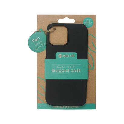 estuff-black-silk-touch-silicone-case-for-iphone-13-pro-max-funda-para-smartphone-17-cm-67-negro