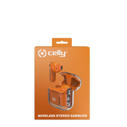 celly-sheer-auriculares-true-wireless-stereo-tws-naranja-transparente
