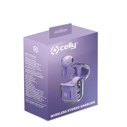 celly-sheer-auriculares-true-wireless-stereo-tws-transparente-violeta