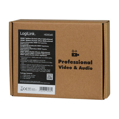 logilink-switch-hdmi-3-puertos-1x3-3x1-4k-30hzcec