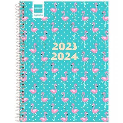 finocam-agenda-escolar-basica-14-espiral-svh-flamingos-2023-2024