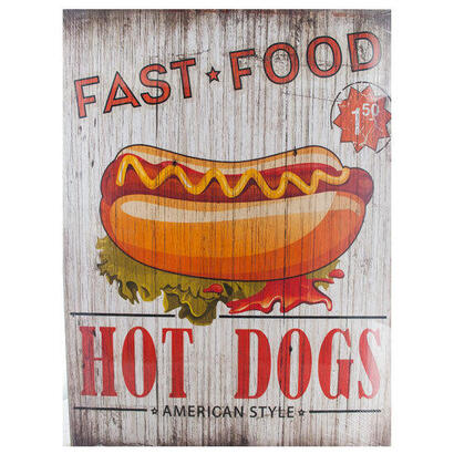 fast-food-hot-dogs-cuadro-de-madera