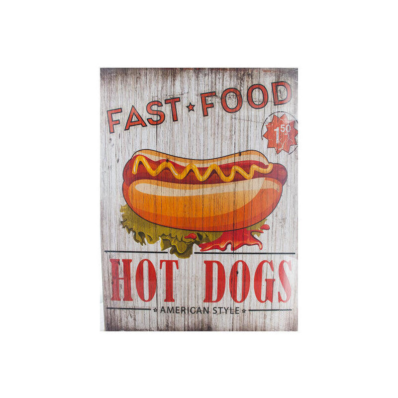 fast-food-hot-dogs-cuadro-de-madera