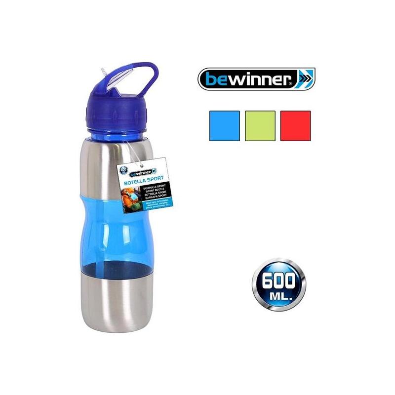 botella-sport-600ml-plasticometal-colores-surtidos