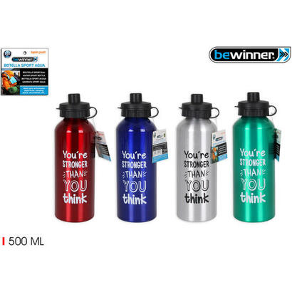 botella-sport-agua-aluminio-push-500ml