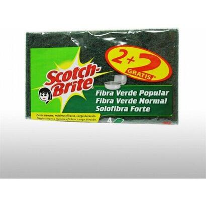 scotch-brite-classic-pack-de-4-estropajos-de-cocina-promocion-2-2-gratis-verde-oscuro