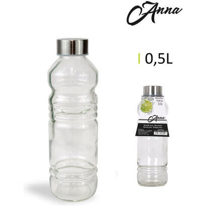 botella-vidrio-05l-tapon-metalico-7x22cm-anna