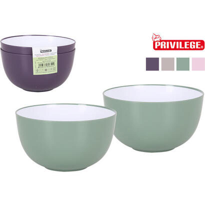 set-2-bol-plastico-125cm-bicolor-lux-privilege-colores-surtidos