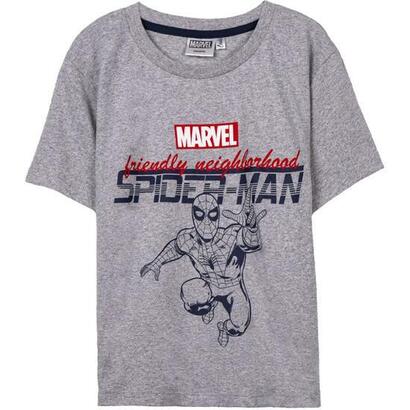 camiseta-corta-single-jersey-spiderman-gray-talla-10a
