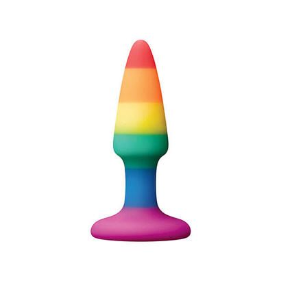 colourful-love-rainbow-anal-plug-mini