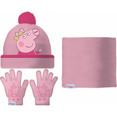 set-gorrobuffguantes-bebe-4446-peppa-pig-cosy-corner