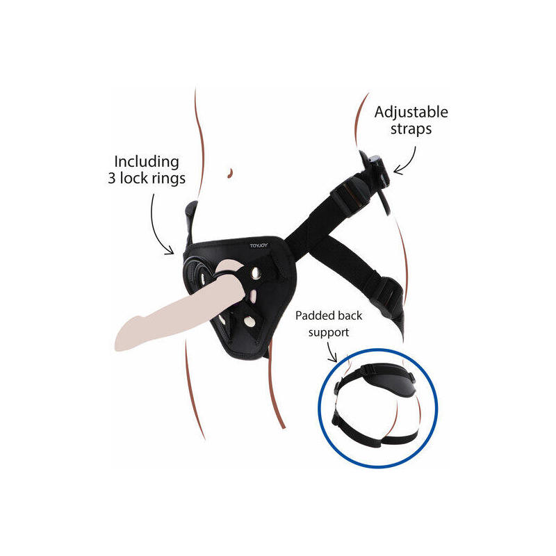 get-real-strap-on-deluxe-harnes-negro get-real-strap-on-deluxe-harnes-negro