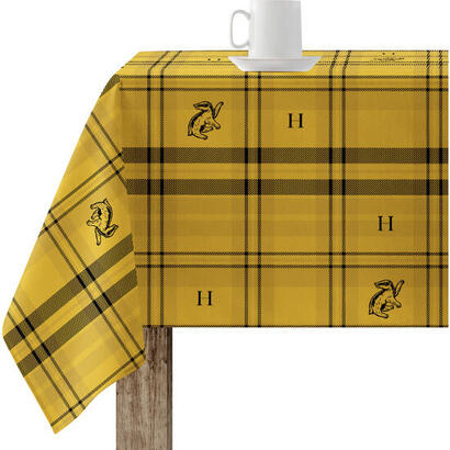 mantel-resinado-tacto-plastificado-antimanchas-modelo-hufflepuff-cuadro-talla-140x140