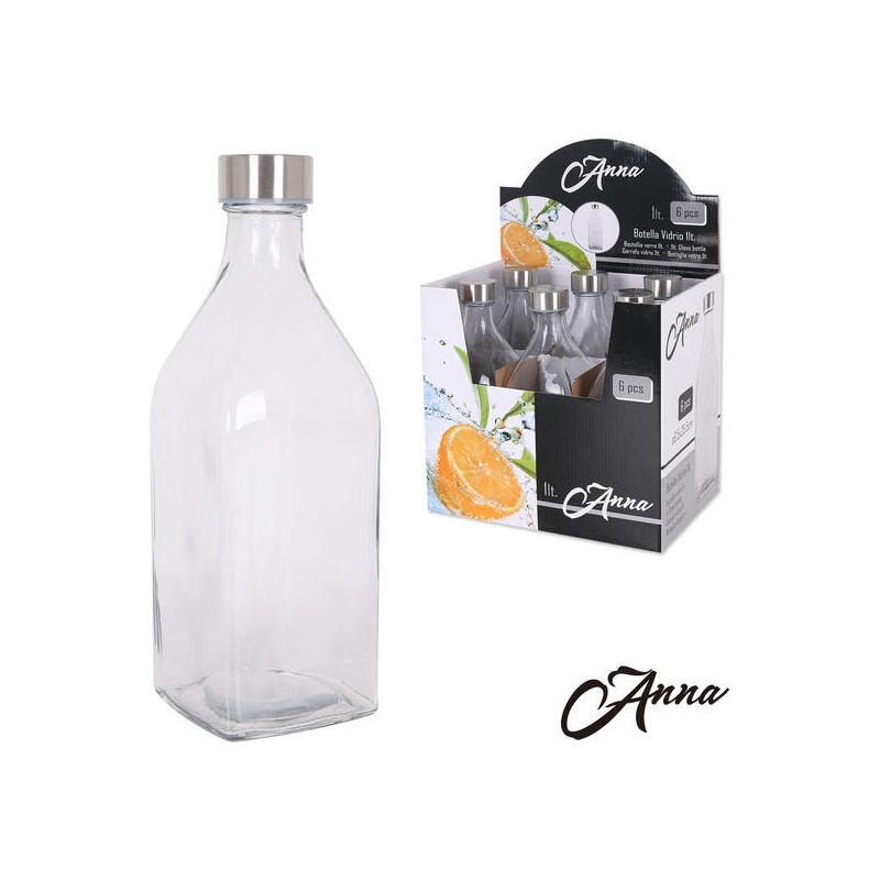 pack-de-6-unidades-botella-vidrio-1l-tapon-metal-9x9x26cm-anna