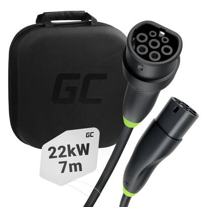 green-cell-snap-type-2-ev-charging-cable-22-kw-7-m-for-tesla-model-3-s-x-y-vw-id3-id4-kia-ev6-hyundai-ioniq-5-ford-mach-e