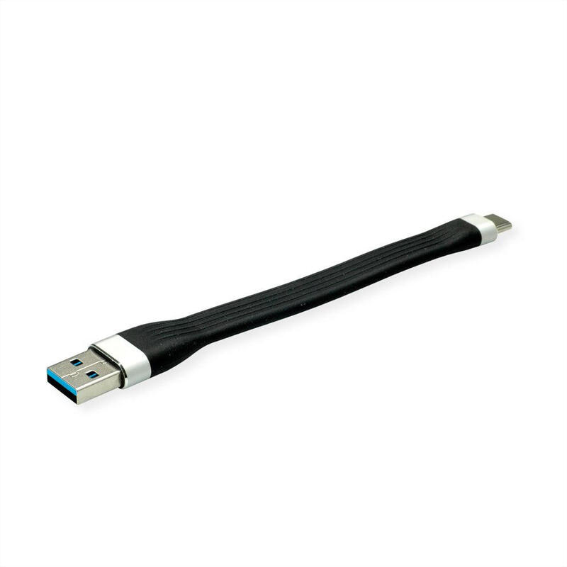 roline-usb32-gen1-cable-c-a-mm-black-11cm