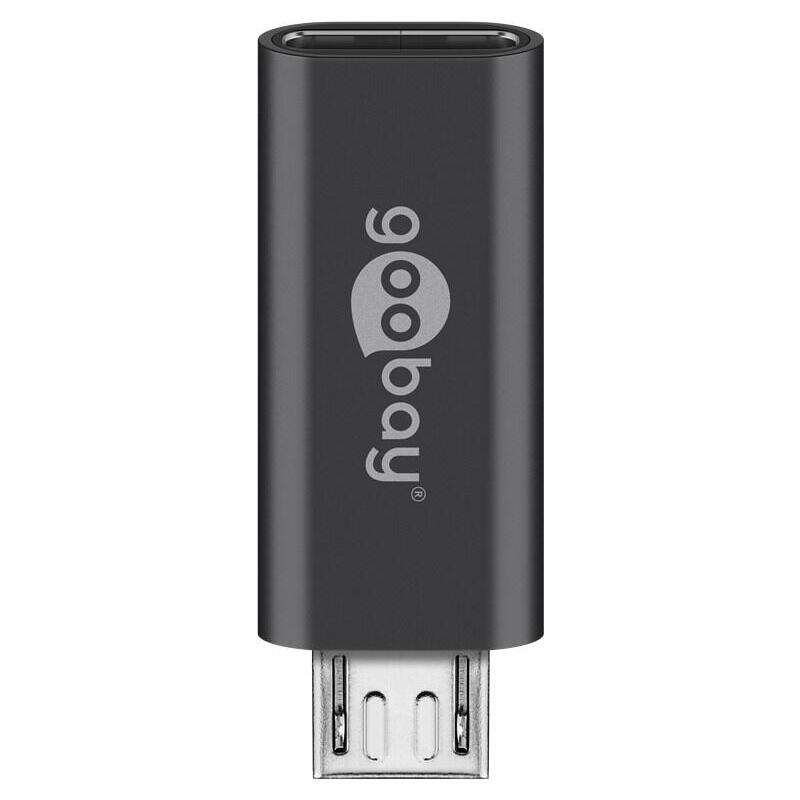 goobay-55553-cambiador-de-genero-para-cable-usb-micro-b-usb-c-gris