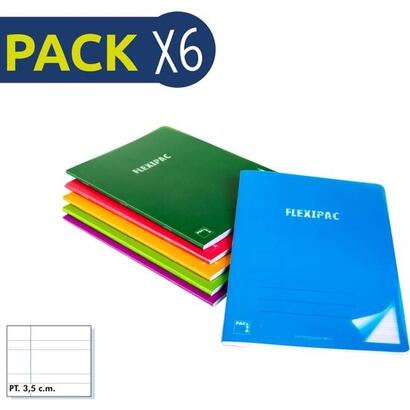 pack-6-cuaderno-flexipac-a5-90-gr-48-hojas-pauta-35