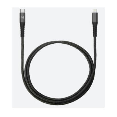 mobilis-001343-cable-usb-c-lightning-no-mfi-1-m-negro